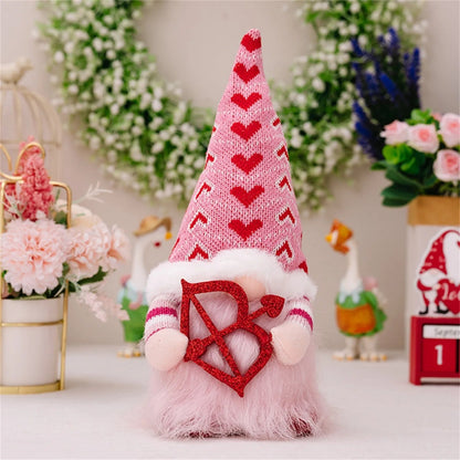 Valentine's Day Glowing Gnome Plush– Adorable Faceless Plush Dolls, Perfect Holiday Ornaments & Heartwarming Party Gifts