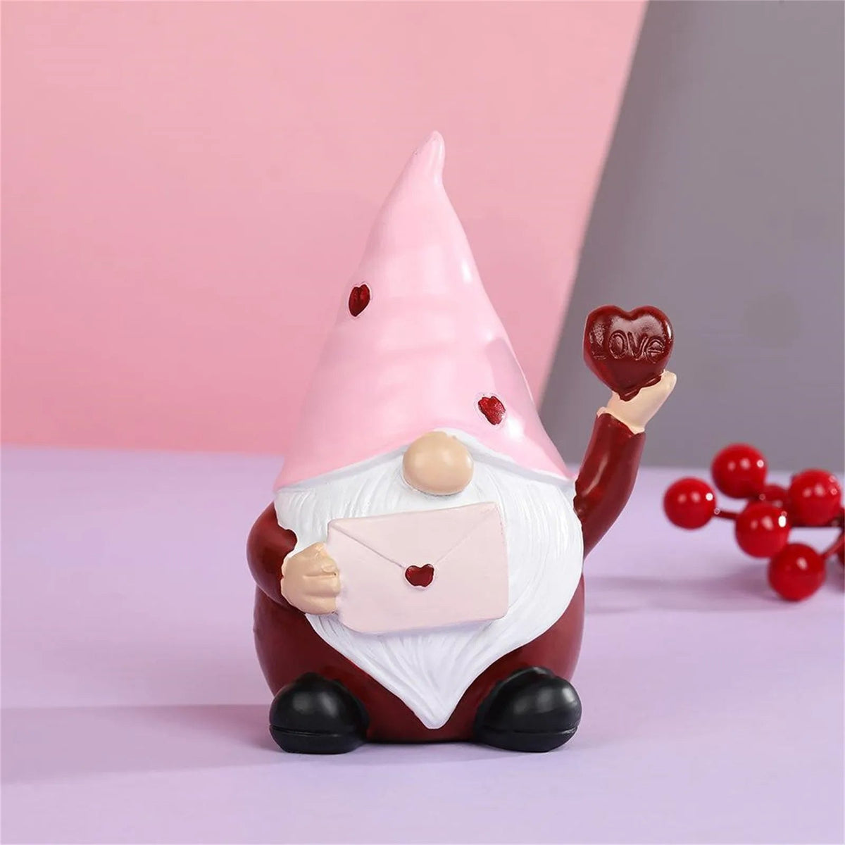 Valentine's Day Glowing Gnome Plush– Adorable Faceless Plush Dolls, Perfect Holiday Ornaments & Heartwarming Party Gifts