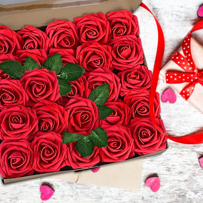 Valentine's Rose Bliss Set -  Artificial Rose  for DIY Wedding Bouquets, Party Home Decor, Garden Decoration
