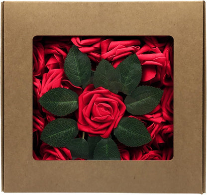 Valentine's Rose Bliss Set -  Artificial Rose  for DIY Wedding Bouquets, Party Home Decor, Garden Decoration
