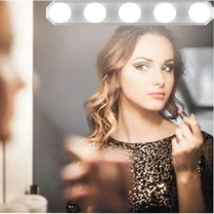Vanity Mirror Portable Light Bulbs - Cordless with LED Bulbs Makeup Light