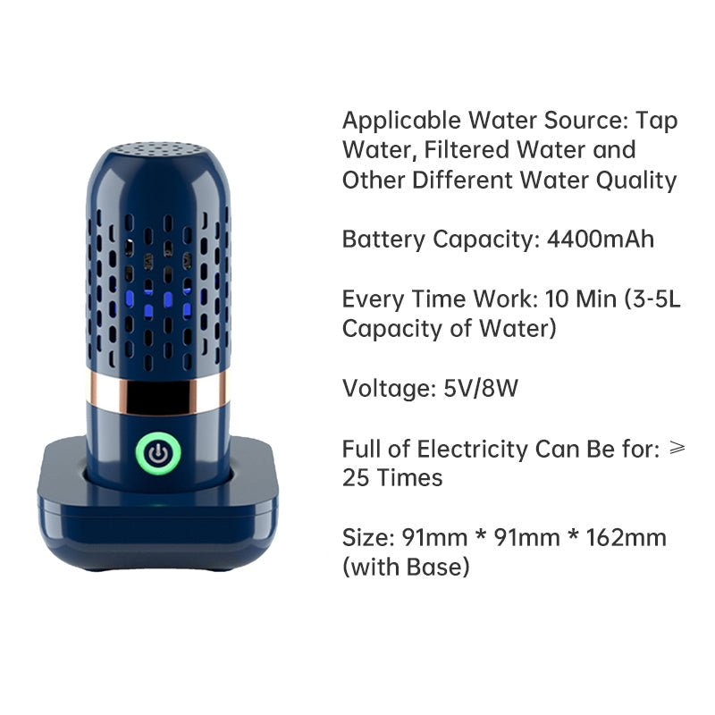 Vegetable Disinfection Machine - Capsule Shape Wireless Disinfection Machine