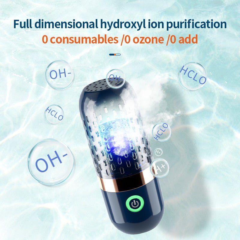 Vegetable Disinfection Machine - Capsule Shape Wireless Disinfection Machine