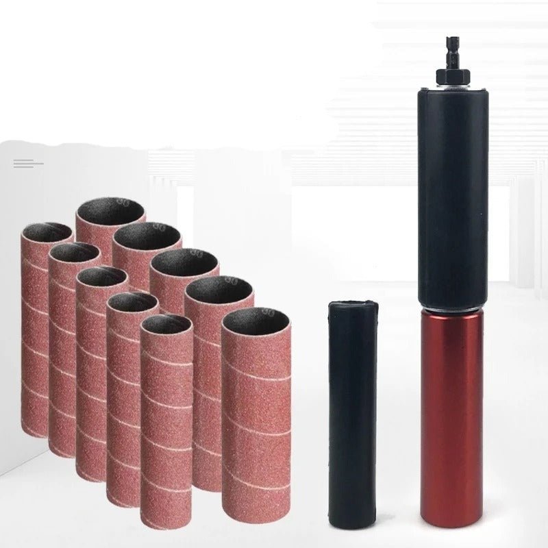 🔧 Versatile Performance -  Spindle Sanding Drum Sander Tool for Drill