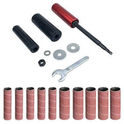 🔧 Versatile Performance -  Spindle Sanding Drum Sander Tool for Drill