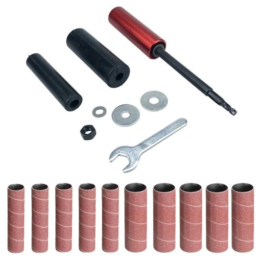 🔧 Versatile Performance -  Spindle Sanding Drum Sander Tool for Drill