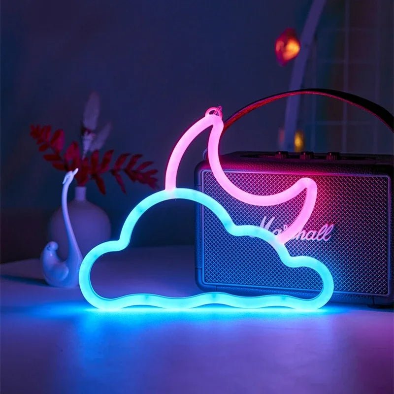 Vibrant LED Neon Light Game Pad, Star Sign Lamp and Other Designs – Dazzling Wall Art for Gaming Nights, Celebrations, & Festive Decor