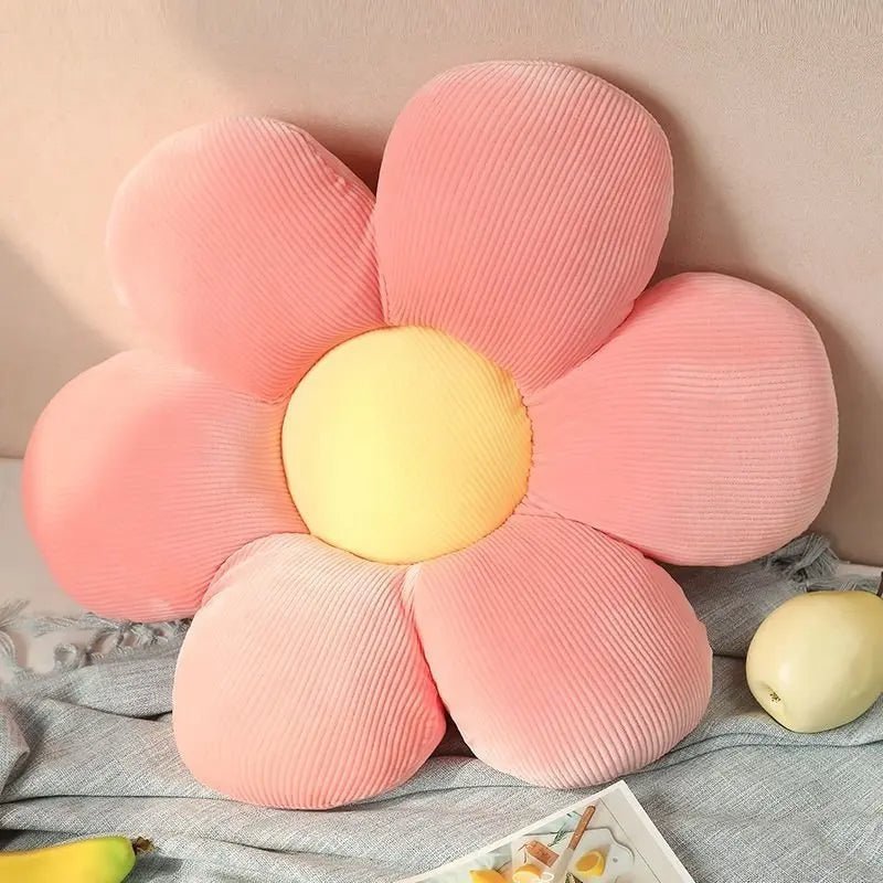 Vibrant Plush Daisy Flower Pillow – Soft Petal Cushion & Stuffed Toy for Girls, Babies, and Charming Home Décor Gift