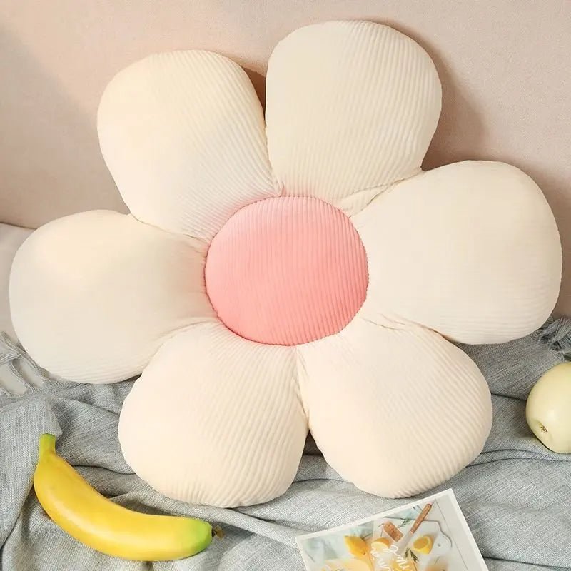 Vibrant Plush Daisy Flower Pillow – Soft Petal Cushion & Stuffed Toy for Girls, Babies, and Charming Home Décor Gift