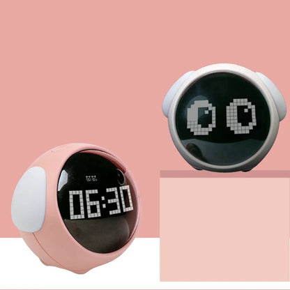 Voice-Controlled Night Light Alarm Clock – The Perfect Multifunctional Companion for Your Child's Room, Complete with a Thermometer!