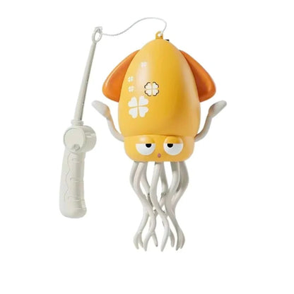 Electric Dancing Octopus Toy – 3-in-1 Obstacle Avoidance 8-Leg Squid with Lights & Music, Interactive Fishing Game for Toddlers & Birthday Gifts