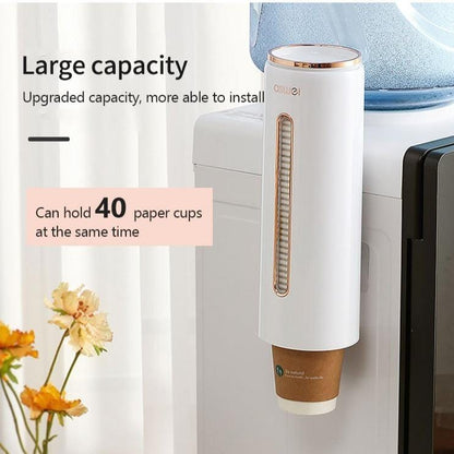 Wall Mounted Automatic Disposable Cup Dispenser - Cups Dispenser for Home, Office, Lounge & Gym