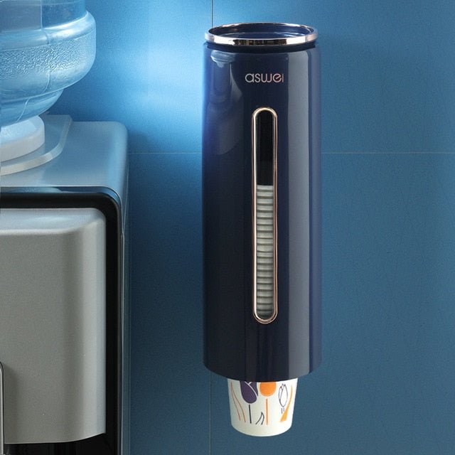 Wall Mounted Automatic Disposable Cup Dispenser - Cups Dispenser for Home, Office, Lounge & Gym