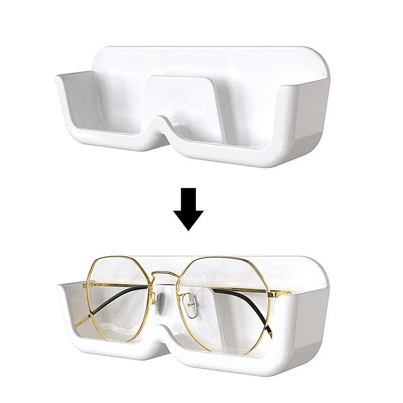 Glasses Display Wall-Mounted Rack - Self Adhesive Wall Glasses Holder