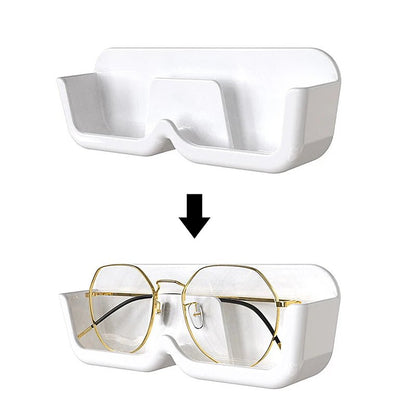 Glasses Display Wall-Mounted Rack - Self Adhesive Wall Glasses Holder