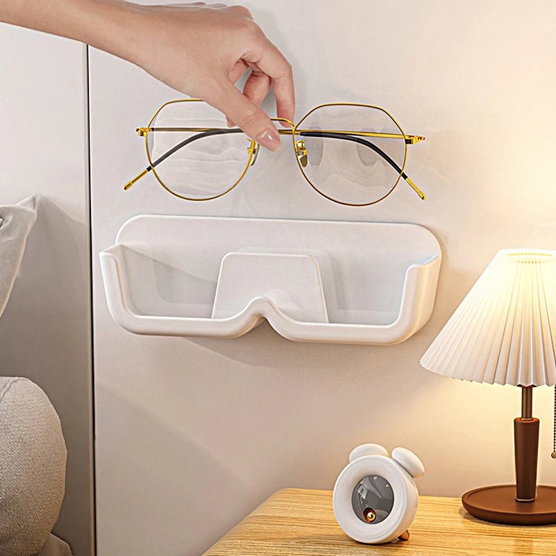 Glasses Display Wall-Mounted Rack - Self Adhesive Wall Glasses Holder