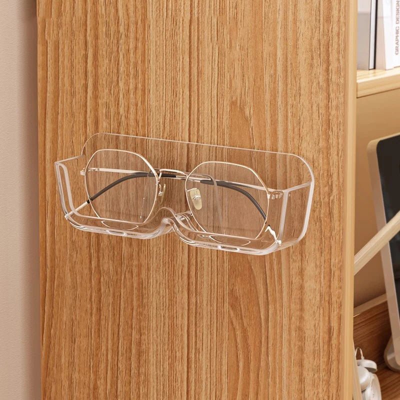 Glasses Display Wall-Mounted Rack - Self Adhesive Wall Glasses Holder