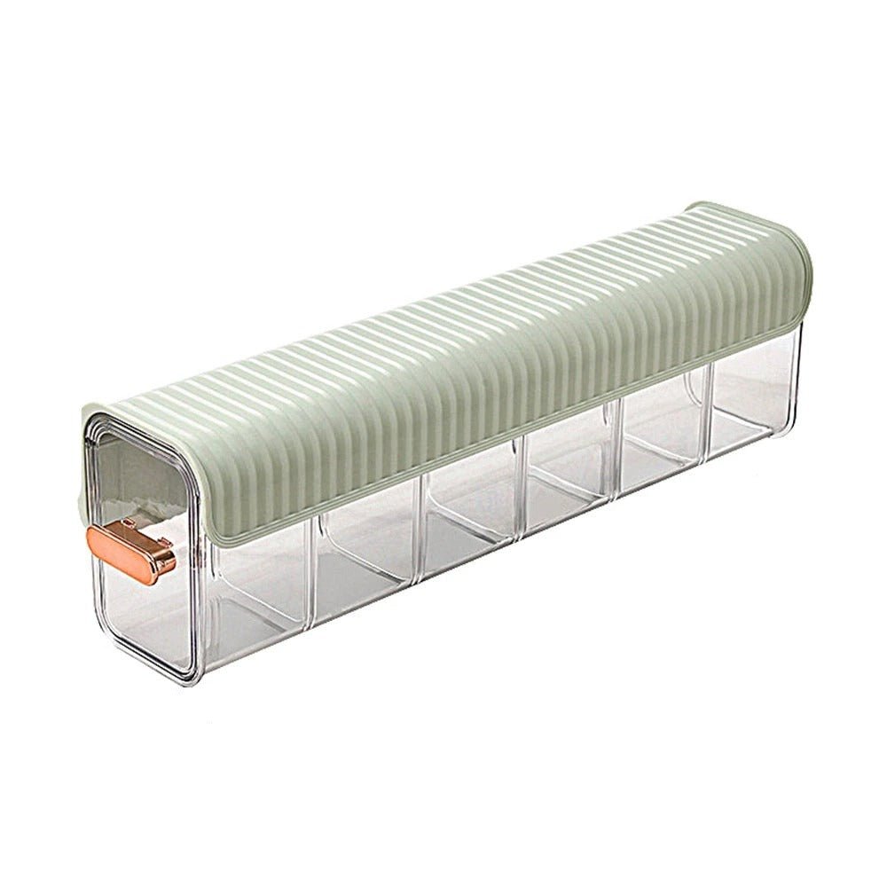 Wall Mounted Storage Box -  6 Cell Drawer Acrylic Organizers Self-Adhesive Anti Dust Storage Boxes for Clothes, Socks, Lingerie and Underwear