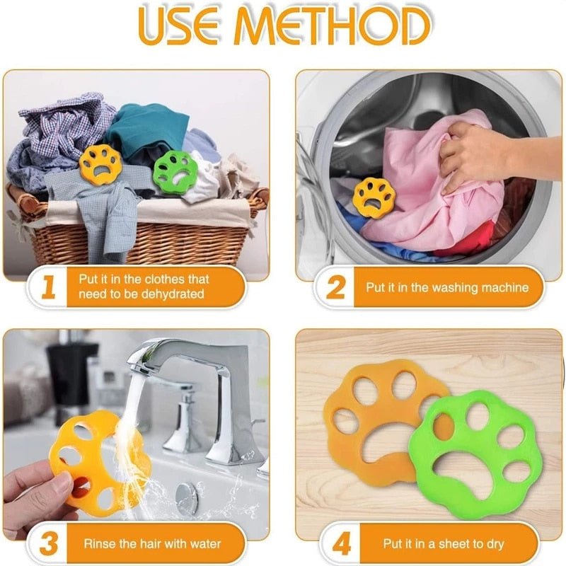Washing Machine Reusable Pet Hair Remover - Fur Catcher