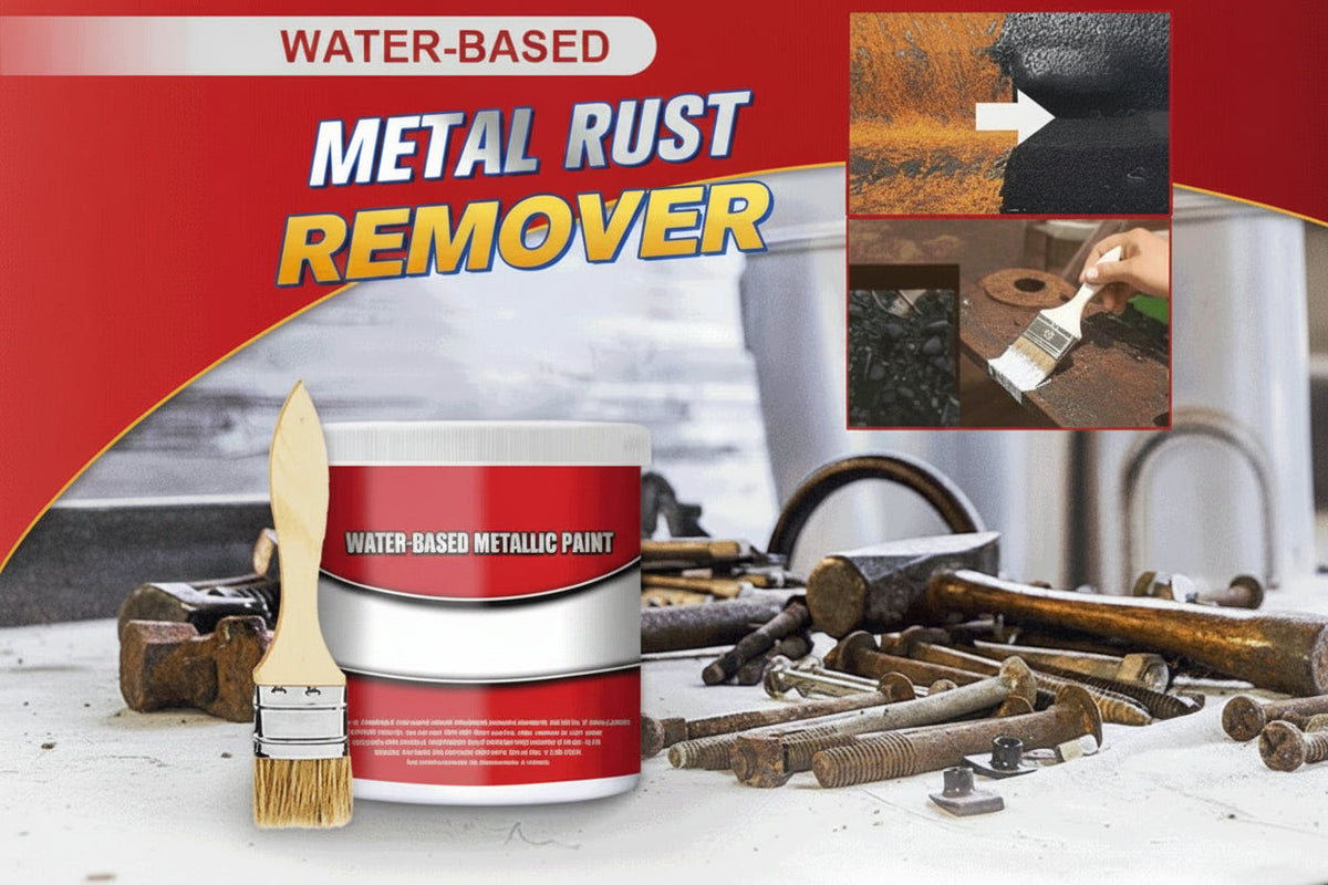 Water-based Metal Rust Remover - 100g Rust Converter with Brush (1 Pc)