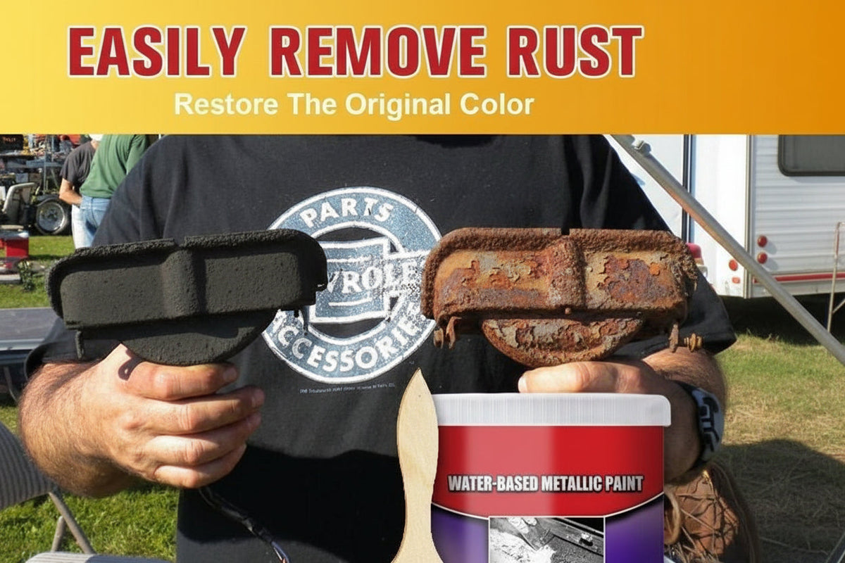 Water-based Metal Rust Remover - 100g Rust Converter with Brush (1 Pc)