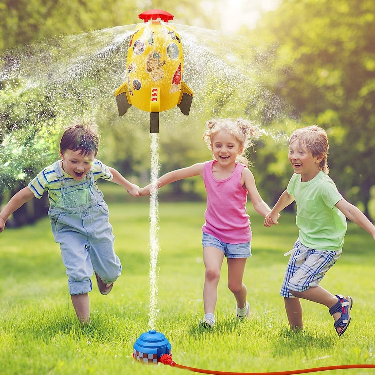 Water Rocket Launcher - Water Pressure Lift Sprinkler Toy
