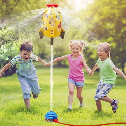 Water Rocket Launcher - Water Pressure Lift Sprinkler Toy