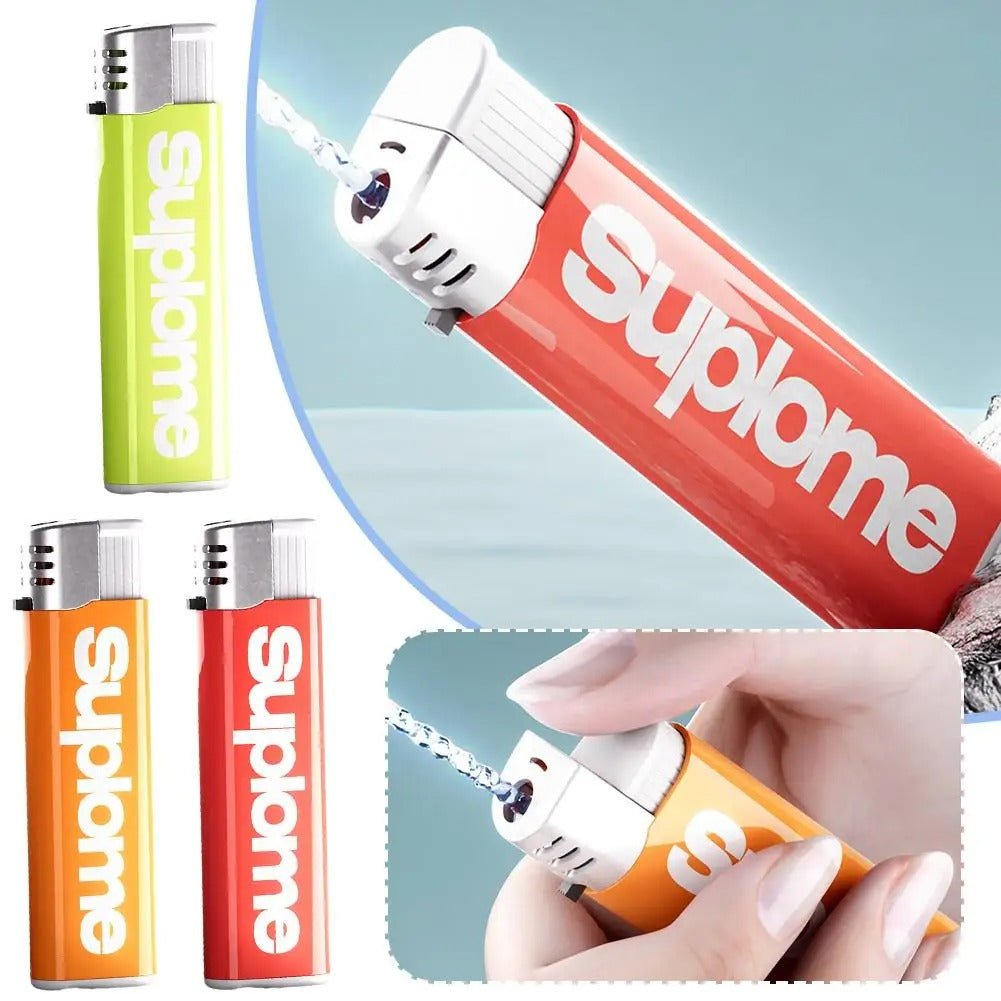 Shooting Toy Water Lighter - Realistic Fake Lighter with Powerful Water Jet