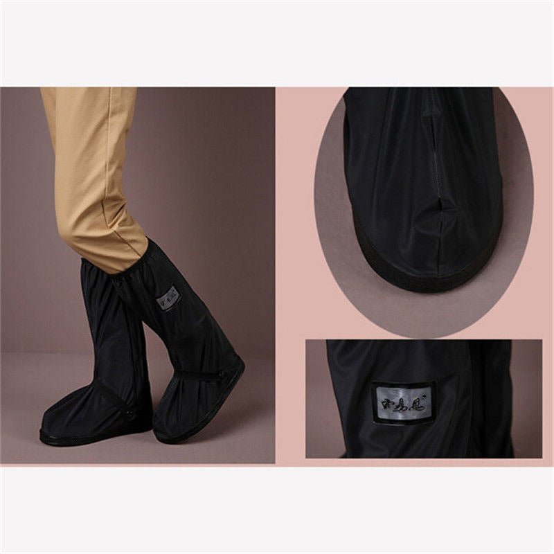 Waterproof Boot Covers - Waterproof Rain Boot Shoe Cover with Reflector