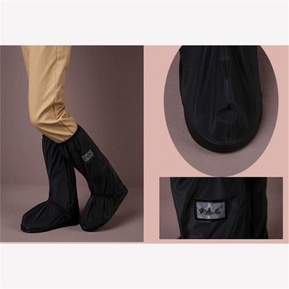 Waterproof Boot Covers - Waterproof Rain Boot Shoe Cover with Reflector