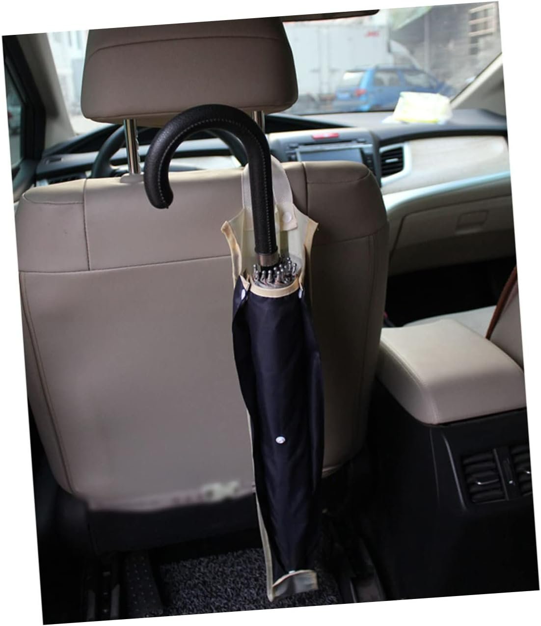 Waterproof Car Umbrella Holder - Portable Car Umbrella Storage Bag Universal Truck Back Seat Waterproof Foldable Hanging Umbrella Protector Cover Sheath Bag