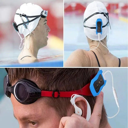 Waterproof IPX8 Clip MP3 Player - Music Player Specialized for Swimmers