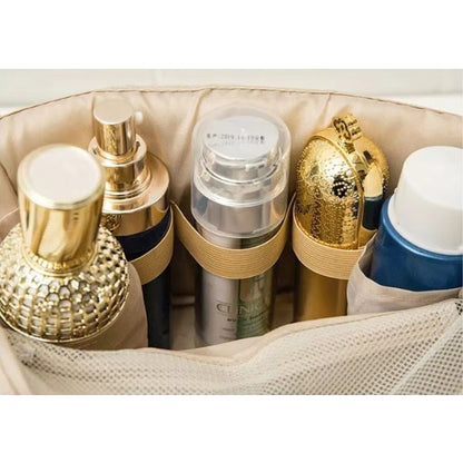 Waterproof Travel Makeup Bag – Hanging Toiletry Organizer with Hook