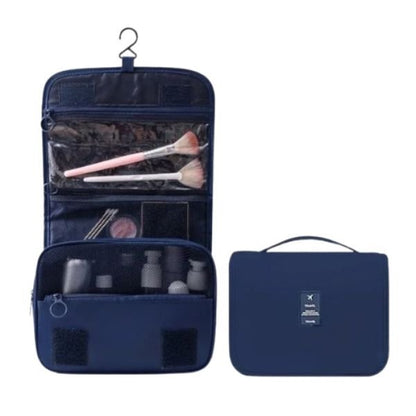 Waterproof Travel Makeup Bag – Hanging Toiletry Organizer with Hook