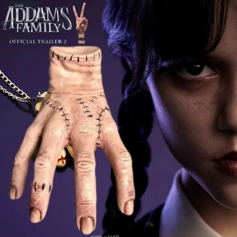 Wednesday Thing Hand Prop - Addams Family Thing Hand Toy, Scary Fake Hand Halloween Cosplay Prop & Decoration