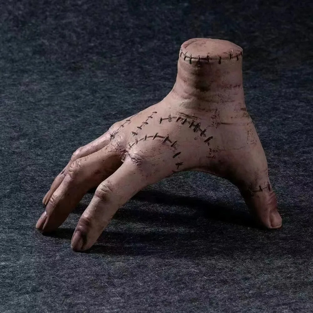 Wednesday Thing Hand Prop - Addams Family Thing Hand Toy, Scary Fake Hand Halloween Cosplay Prop & Decoration