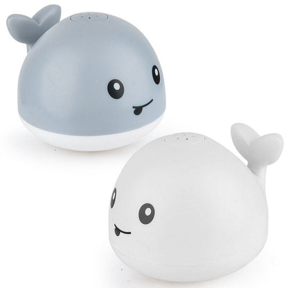 Whale Bath Toy, Baby Light Up Bath Tub Toys, Water Sprinkler for Toddlers Infants