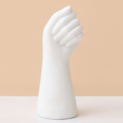 Modern Resin Hand Vase Ornament – Creative Sculpture for Flower Display, Dining Table, or Unique 2024 Home Styling Accent