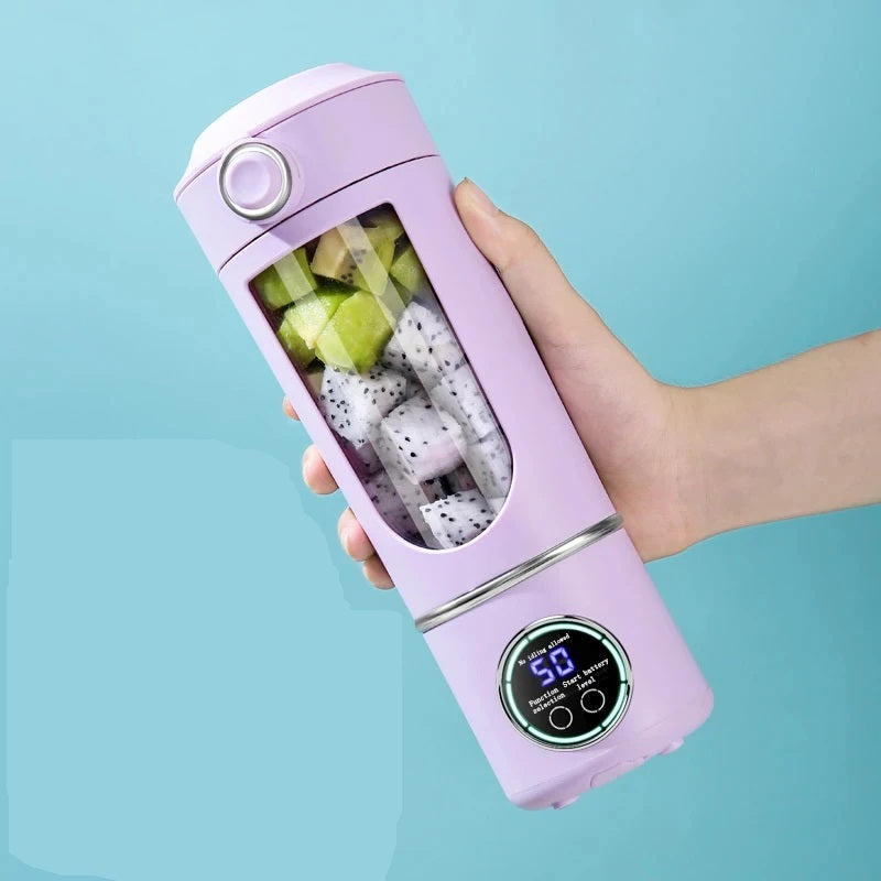 Portable Juice Blender Bottle – 700ML Durable 2-in-1 Smoothie Maker with Steel Blades for Shakes and On-the-Go Energy