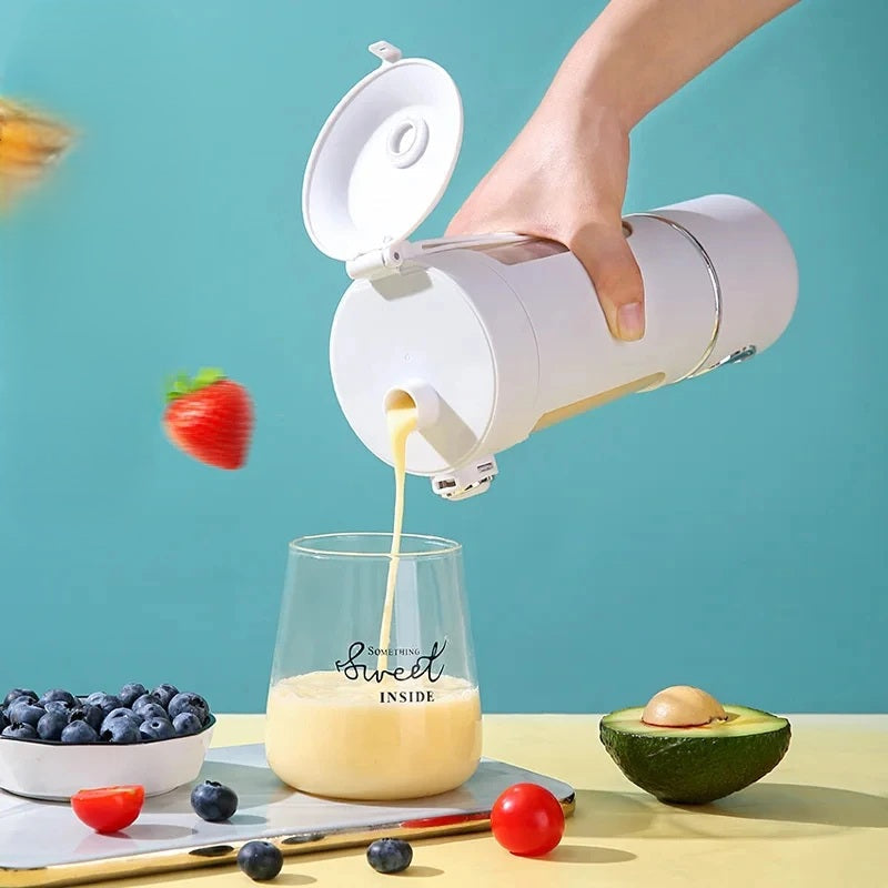 Portable Juice Blender Bottle – 700ML Durable 2-in-1 Smoothie Maker with Steel Blades for Shakes and On-the-Go Energy