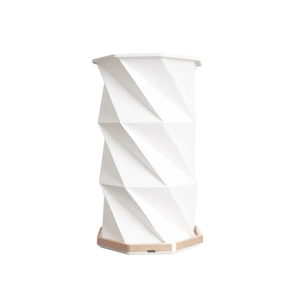 Vintage Foldable Paper Table Night Light – USB Rechargeable Dimmable Night Light for Cozy Ambience