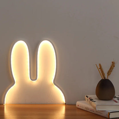 Rabbit LED Night Light – USB-Powered Bedside Lamp for Kids & Gifts