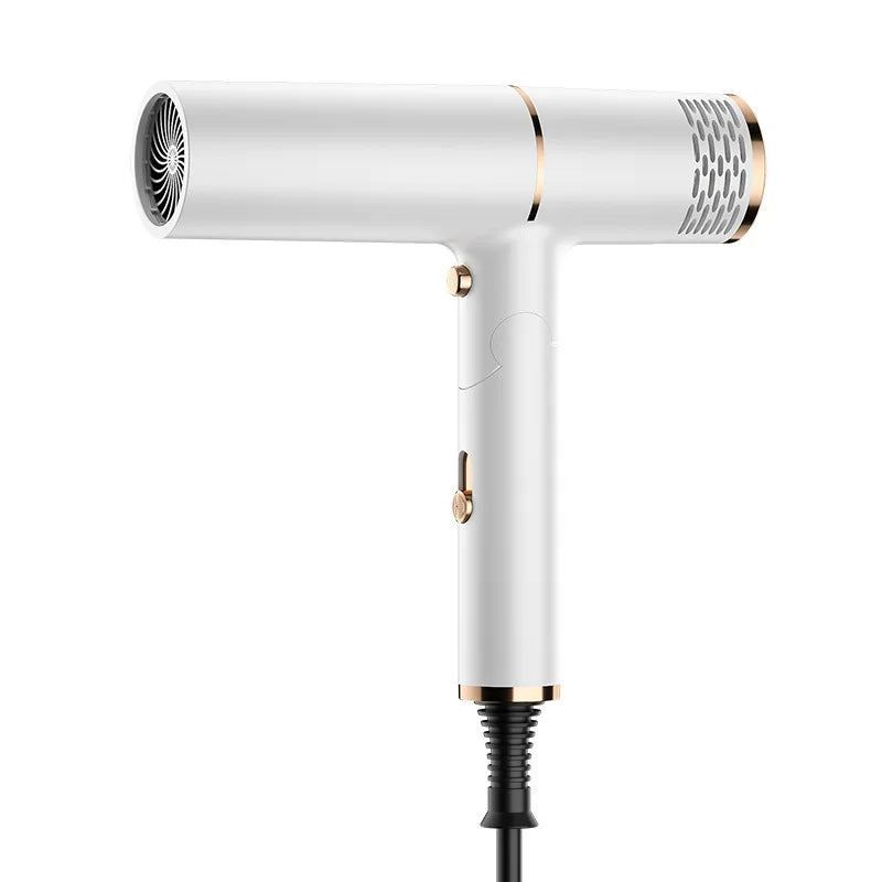 Professional Foldable Hair Dryer with Handle – 1200W Fast Drying with Hot & Cold Air & Nozzle
