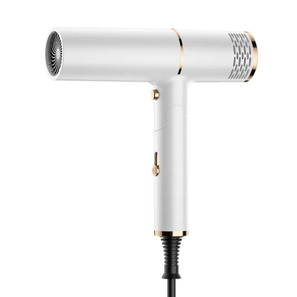 Professional Foldable Hair Dryer with Handle – 1200W Fast Drying with Hot & Cold Air & Nozzle