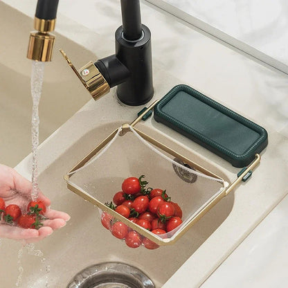 Sink Drain Basket – Anti-Clogging Strainer with Mesh for Food Waste, Fruits & Vegetables, Kitchen Hygiene Essential