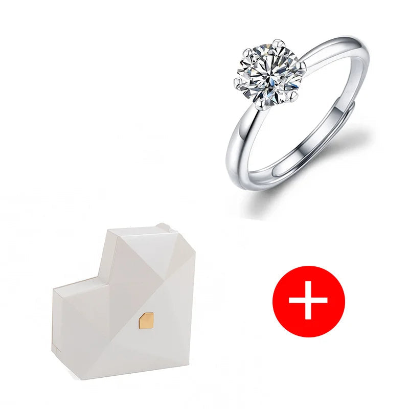 Heart-Shaped Surprise Diamond Ring Box – Automatic Jewelry Display for Romantic Proposals