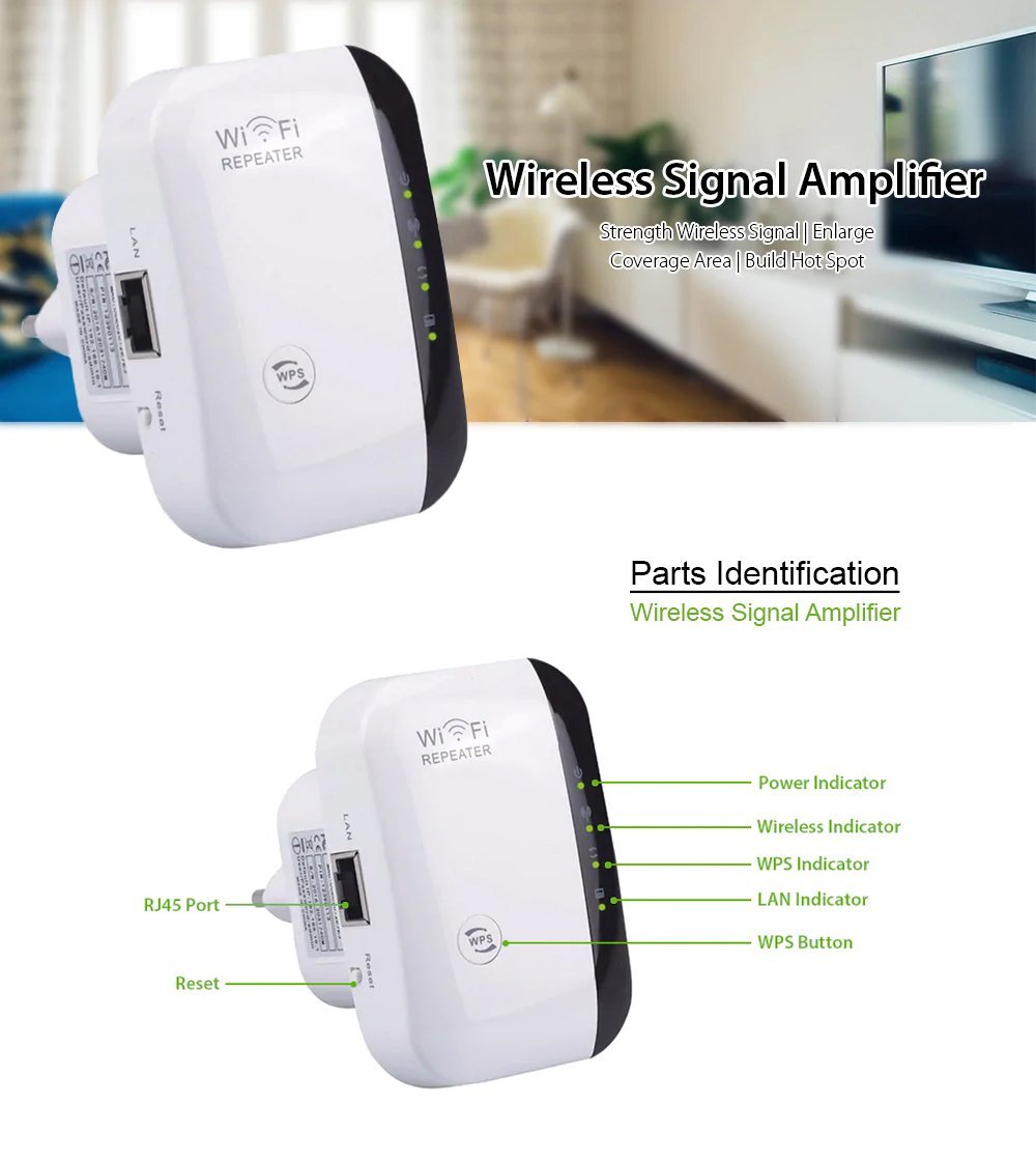 Wifi Range Extender - Instantly Expand Your Wifi Network
