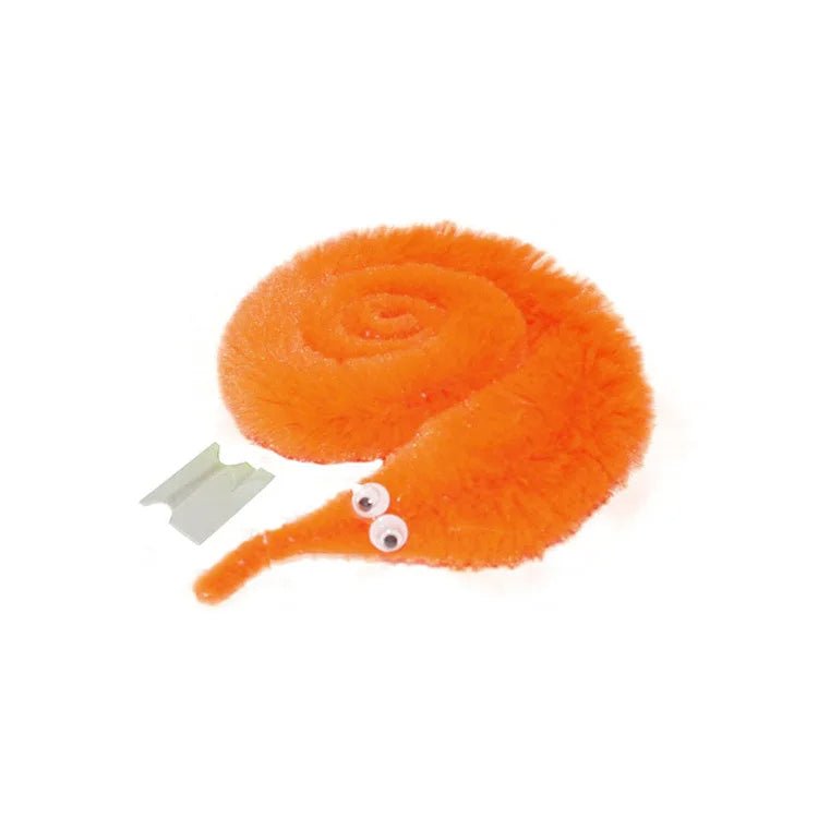Wiggly Magic Worm Trick Toys – 6pcs Fun & Twisty Plush Toys with Invisible String for Kids Party Games and Beginner Magicians