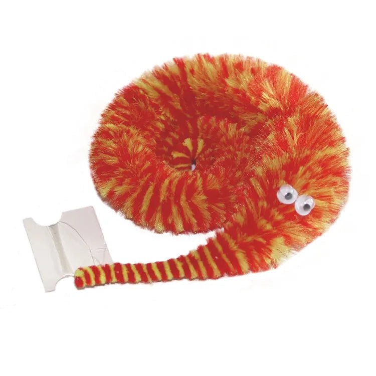 Wiggly Magic Worm Trick Toys – 6pcs Fun & Twisty Plush Toys with Invisible String for Kids Party Games and Beginner Magicians