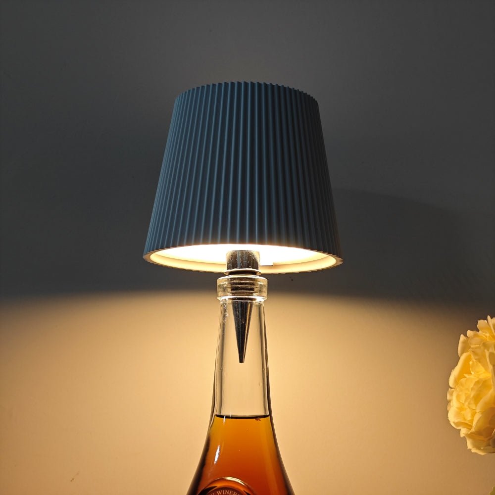 LED Wine Bottle Lamp - Rechargeable Touch Control Wireless Bottle Lamp, Atmosphere Night Light
